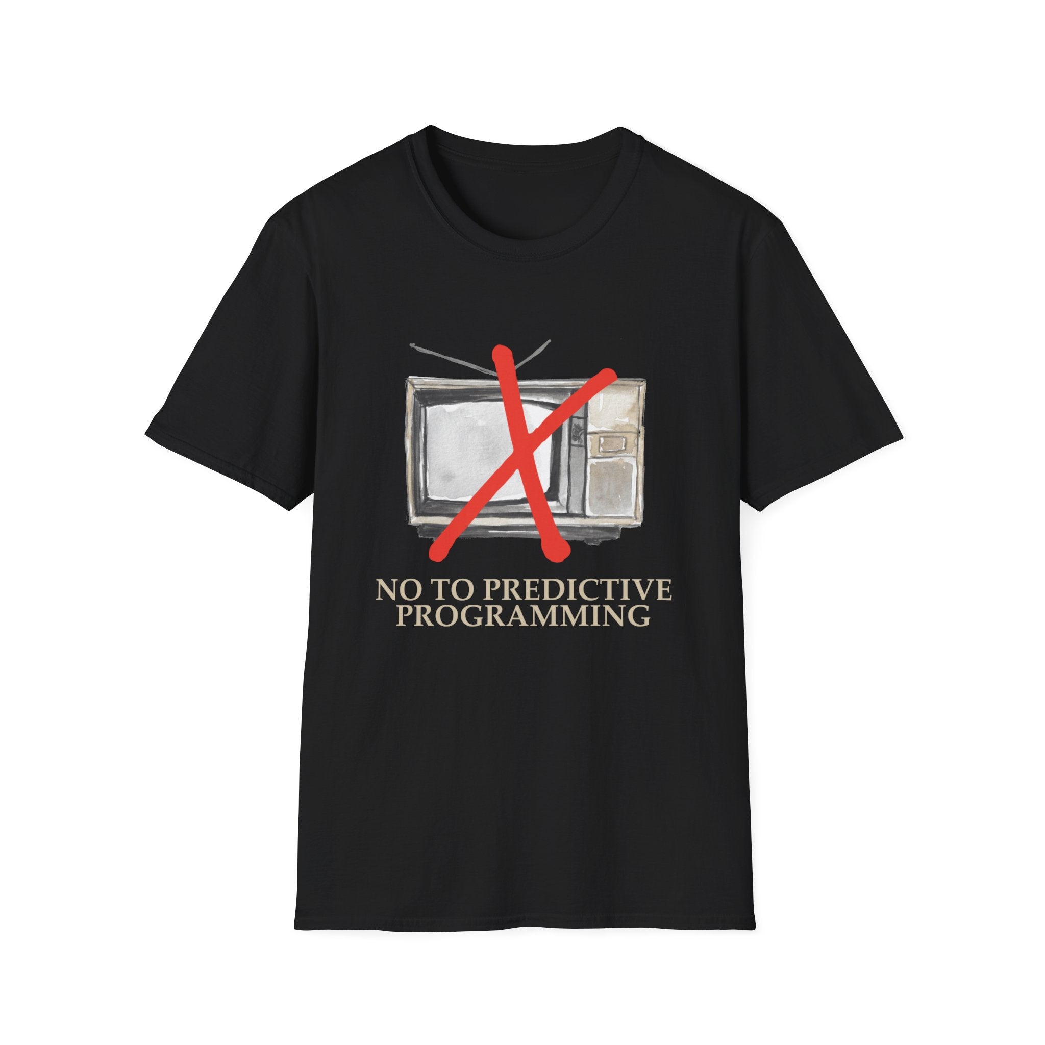 Unisex Softstyle T-Shirt-No to predictive programming message