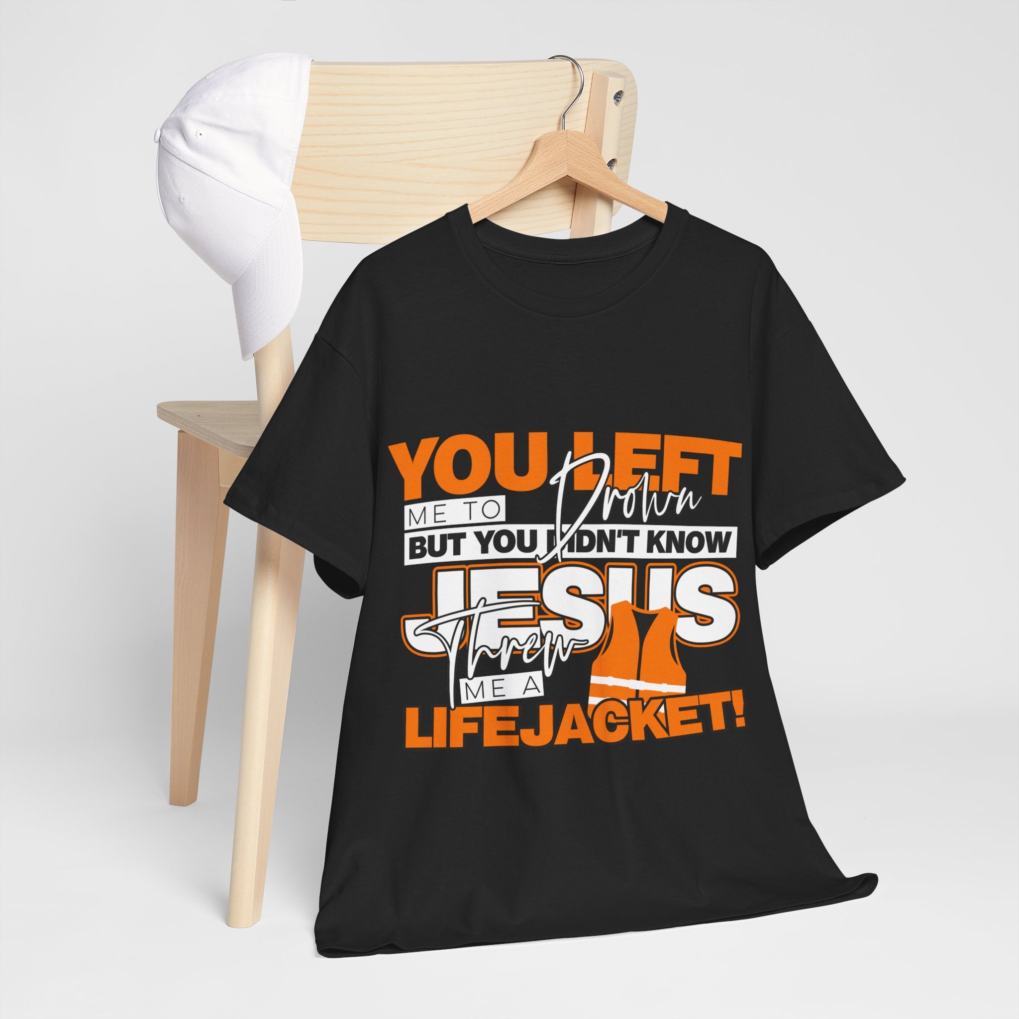 Unisex Heavy Cotton Tee Jesus message  Express Delivery available