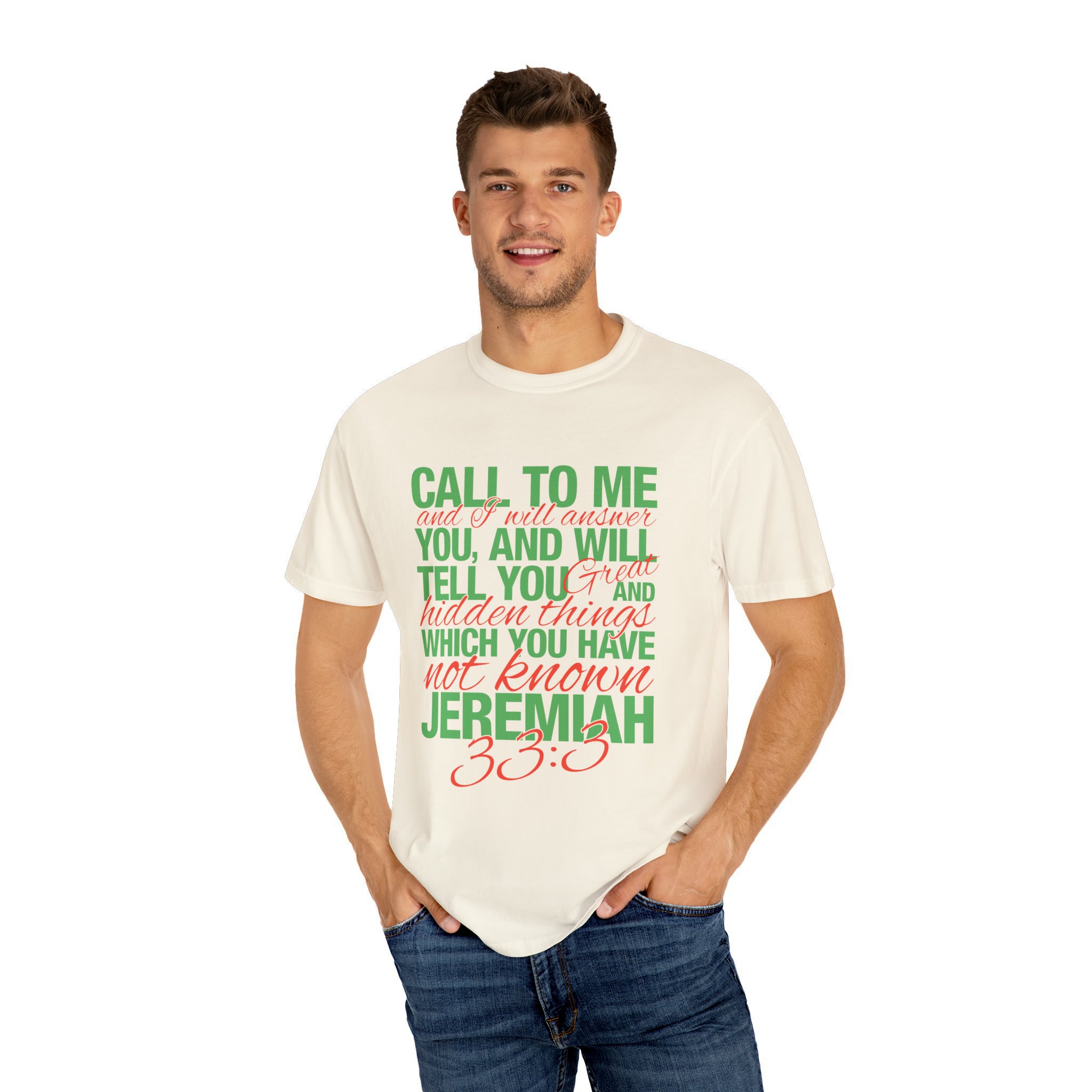 Unisex Garment-Dyed T-shirt Jeremiah 333