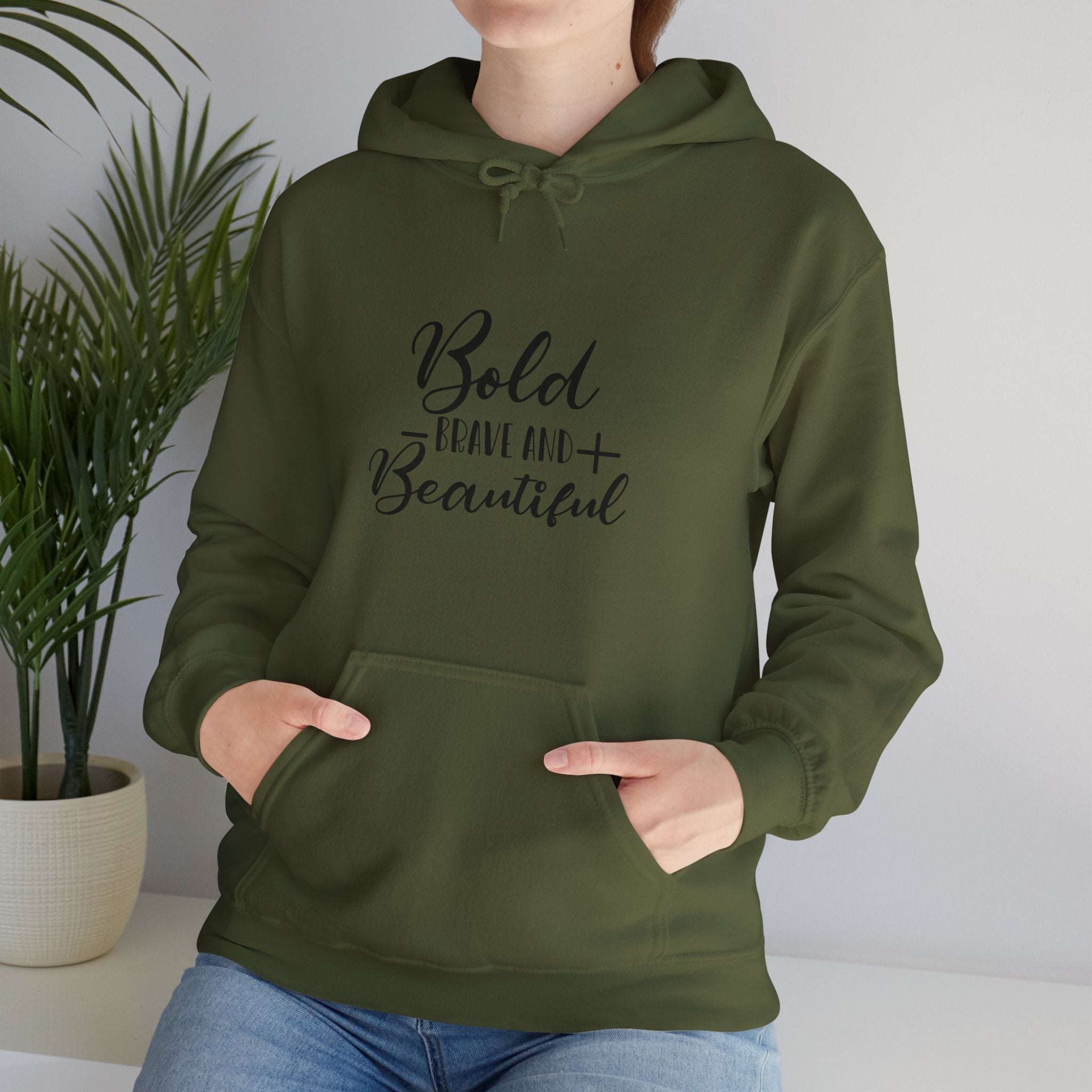 Unisex Heavy Blend™ Hooded Sweatshirt Bold, Brave& Beautiful