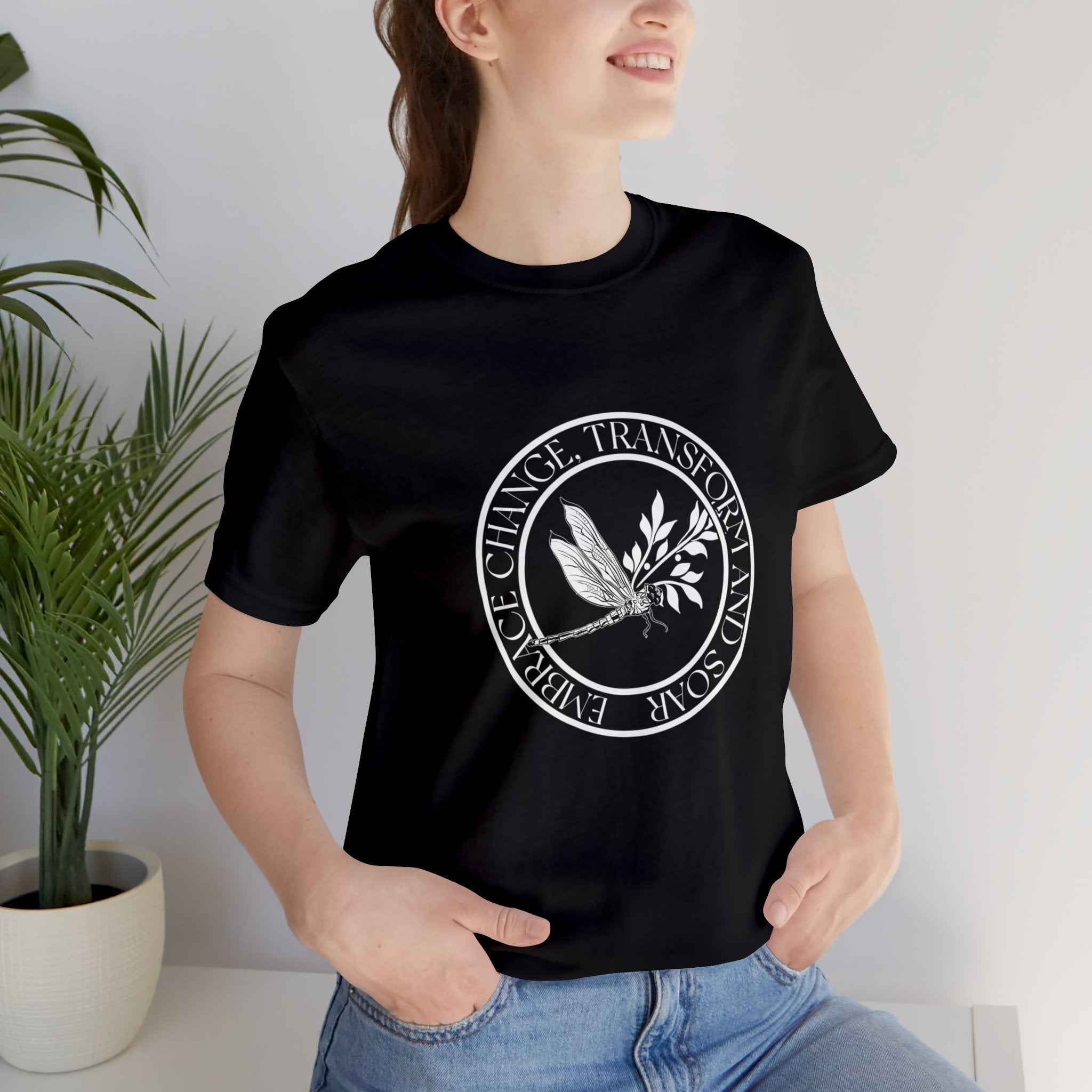 Unisex Jersey Short Sleeve Tee Dragonfly