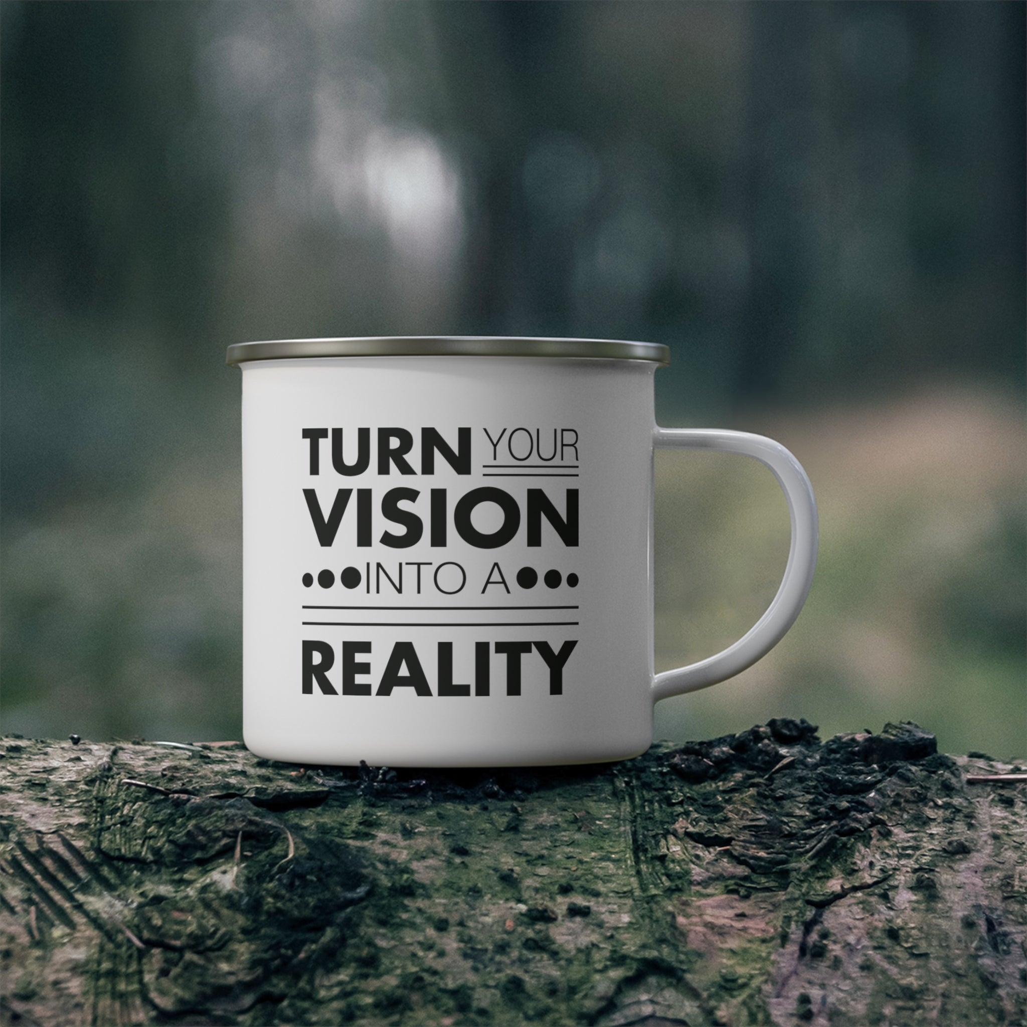 Inspirational Camping Enamel Mug